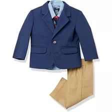 Conjunto De Traje De 4 Piezas Nautica Baby Boys Con Camisa D