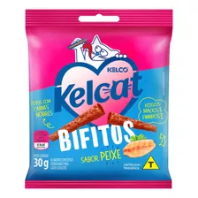 Petisco Kelcat Snack Bifitos Peixe 30 G