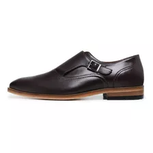 Sapato Social Masculino Fivela Couro Theo