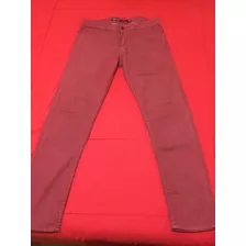 Pantalon De Jeans Ona Saez De Hombre- Usado Color Bordo 