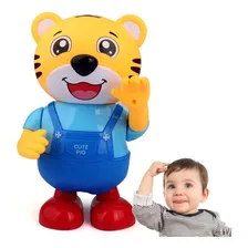 Tigre Tigrinho Dancante Brinquedo Bebe Pedagogico Educativo