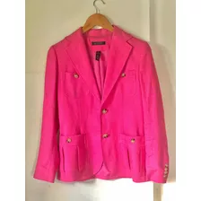 Campera-blazer De Lino Ralph Lauren (no Zara No Jazmin) Rosa