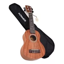 Ukelele Soprano Korner Ukr-30 Caoba + Funda Avanzado