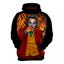 Blusa Frio Moletom Casaco Arlequina Coringa Palhaço Filme 35