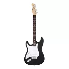 Guitarra Canhoto Stratocaster Aria Pro Ii Stg-003/m Lh Black