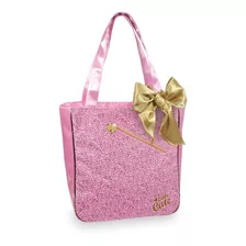 Bolsa Escolar Feminina Rosa Pelúcia Little Cute Ref.5338 A