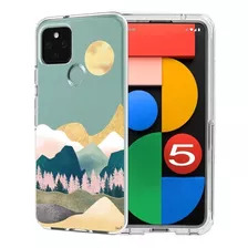 Funda Para Google Pixel 5 Diseño Con Montañas