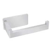 Porta Rollo Papel Higienico Metal Gancho Soporte Toalla Baño