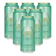 Cerveza Andes Origen Ipa 473ml Pack X6 Latas Puro Escabio