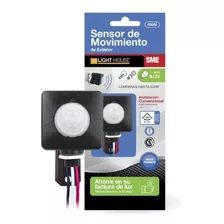 Sensor De Movimiento Exterior Mini Hasta 500w 120º Apto Led