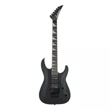 Guitarra Elétrica Jackson Js Series Js32 Dka Dinky De Choupo Satin Black Brilhante Com Diapasão De Amaranto