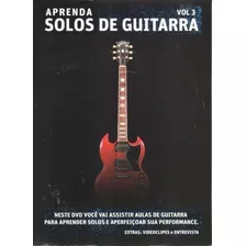 Dvd Aprenda Solos De Guitarra Volume 3