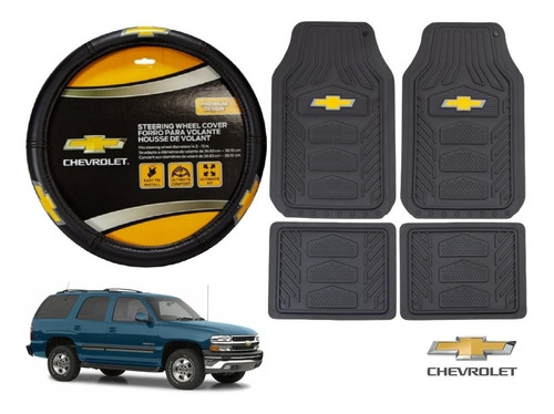 Tapetes 4pz Chevrolet + Cubrevolante Tahoe 2007 A 2014
