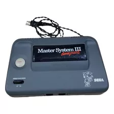 Console Sega Master System Iii Compact Bem Conservado Tudo 100%. J1
