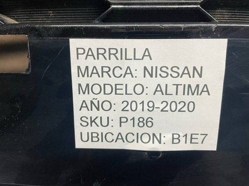 Parrilla Nissan Altima 2019 2020 Foto 5