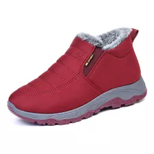 Botines Antideslizantes Impermeables De Invierno Con Forro D