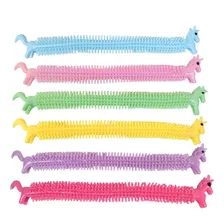 Kit 4 Pulseira Squish Unicornio Fidget Toy 