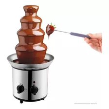Maquina Cascata De Chocolate Quente 4 Andar 110v Kit Com 3un
