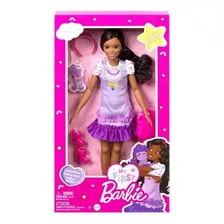 Boneca Minha Primeira Barbie Vestido E Acessórios - Mattel