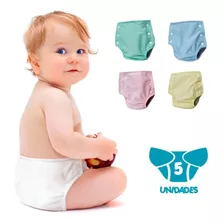 Enxuta Reutilizável Calça Plástica Ecológica - Kit 5 Peças