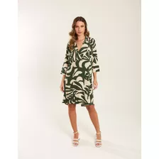 Vestido Zinzane Feminino Curto New Mirella - Verde