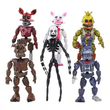 Juego De 6 Figuras De Acción De Fnaf Five Nights At Freddy.