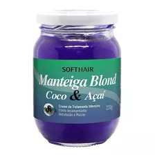 Creme Desamarelador Blond Manteiga Coco E Açaí Softhair