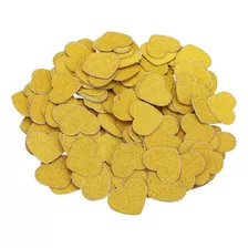 Ccinee Glitter Gold Heart Confetti Para El Día De San Valent
