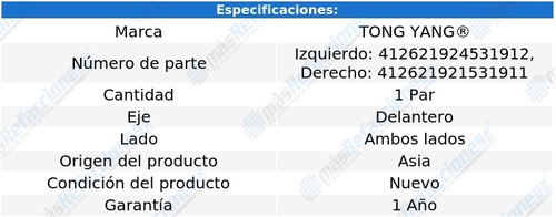 2 Faros Niebla Delanteros Tong Yang Passat Del 2016 Al 2018 Foto 2