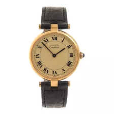 Correa Para Reloj Cartier Must Vermeil 16mm Lizagarto Broche