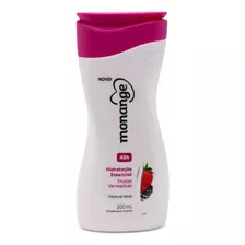  Deodorant Para Corpo Monange Hidratante En Frasco 200ml Frutas Vermelhas