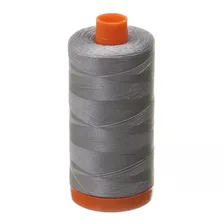 Aurifil Mako - Hilo De Algodon (50 W), Color Gris