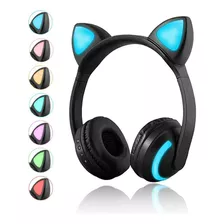 Luckyu Auriculares Inalámbricos Bluetooth Cat Ear Con 7 Led