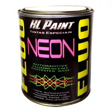 Tinta Fluorescente (neon) Automotiva - 900ml + 25g M. Flakes