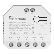 Interruptor Sonoff Automação Residencial Google/alexa Dualr3