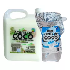 Aceite De Coco Galon 3 Litros + Crema De Coco 1200g