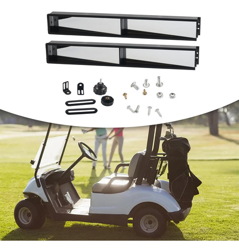 Universal Golf Cart 4 Panel Mirror Anti Shake Reparacin De Foto 6
