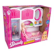 Quarto Casinha De Boneca Menina Cama + Acessórios