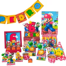 Kit Imprimible Digital Mario Bross Cumpleaños
