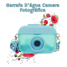 Garrafa De Água Câmera Fotográfica Infantil Fofa Cor Lilás