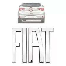 Emblema Mala Fiat Argo 2017 2023 Escovado