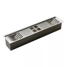 Calha Canal Organizador Escorredor Inox Umida 83x17cm Ludrio