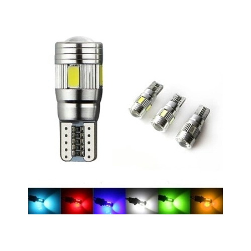 12led T10 Sencillo  Canbus Pellizco Libre De Error Ic Foto 3