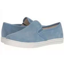 Tenis Casual Coach Gamuza Azul Acero Talla 26.5cm