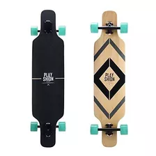 Playshion 39 Inch Drop Through Freestyle Longboard Skateboar