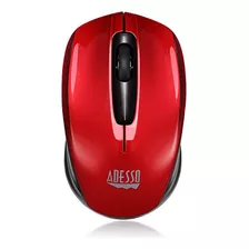 Adesso Ergonomic Imouse S50 - Ratón Óptico Inalámbrico (rojo