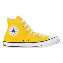 All Star Amarelo Cano Médio Lona Original