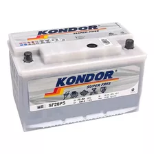 Batería Kondor Super Free 12v 130amp 75a/h 590cca Derecha