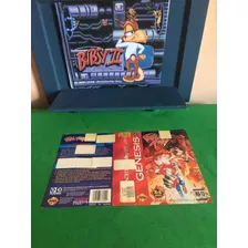 Sega Genesis Fatal Fury Encarte Original