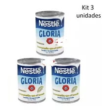 3 Latas Leite Evaporado Gloria 400g Leche Evaporada Peru